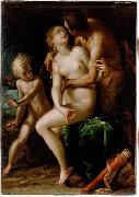 Jupiter Antiope und Amor Hans von Aachen